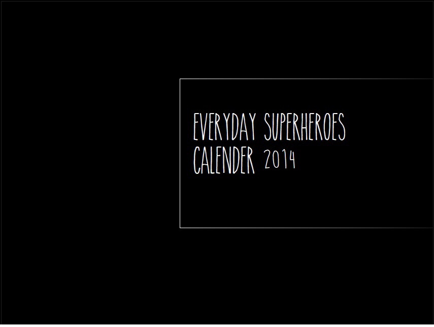 super heroes Calendar shoot