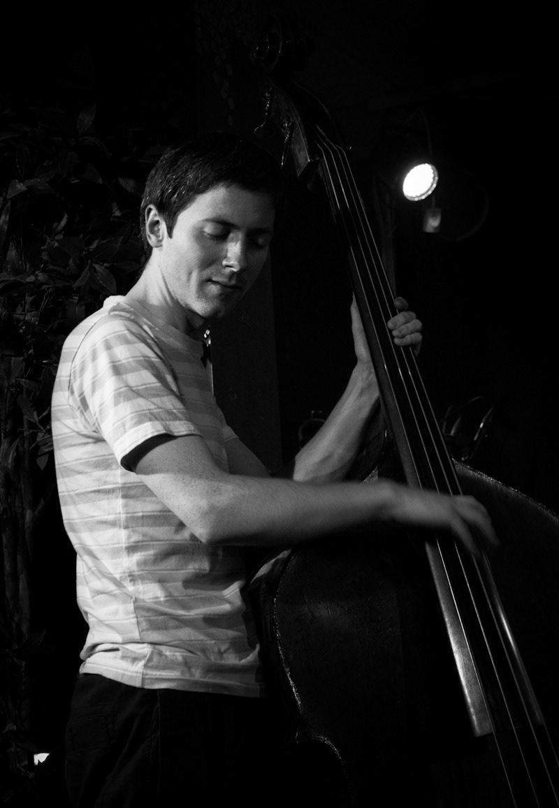 jazz bass concert club portrait instrument play