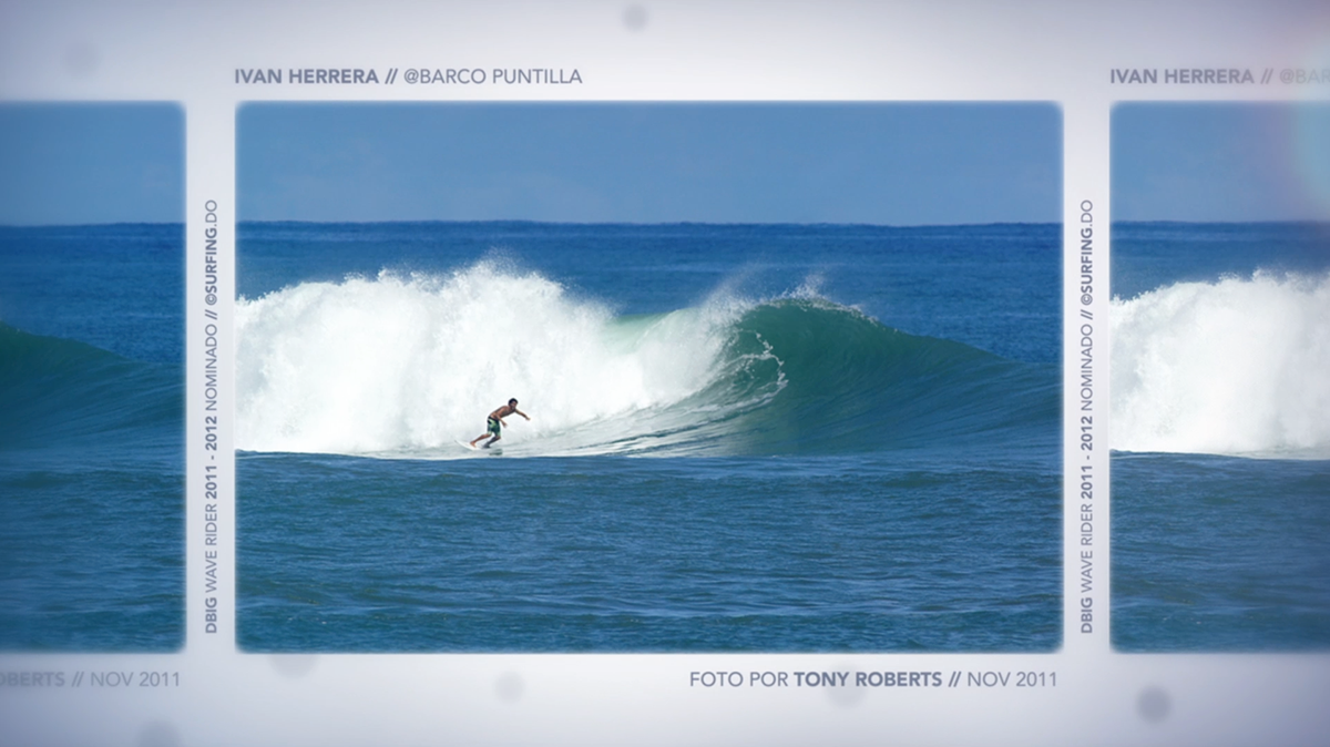 DBIG WAVE RIDER surfing contest dominican