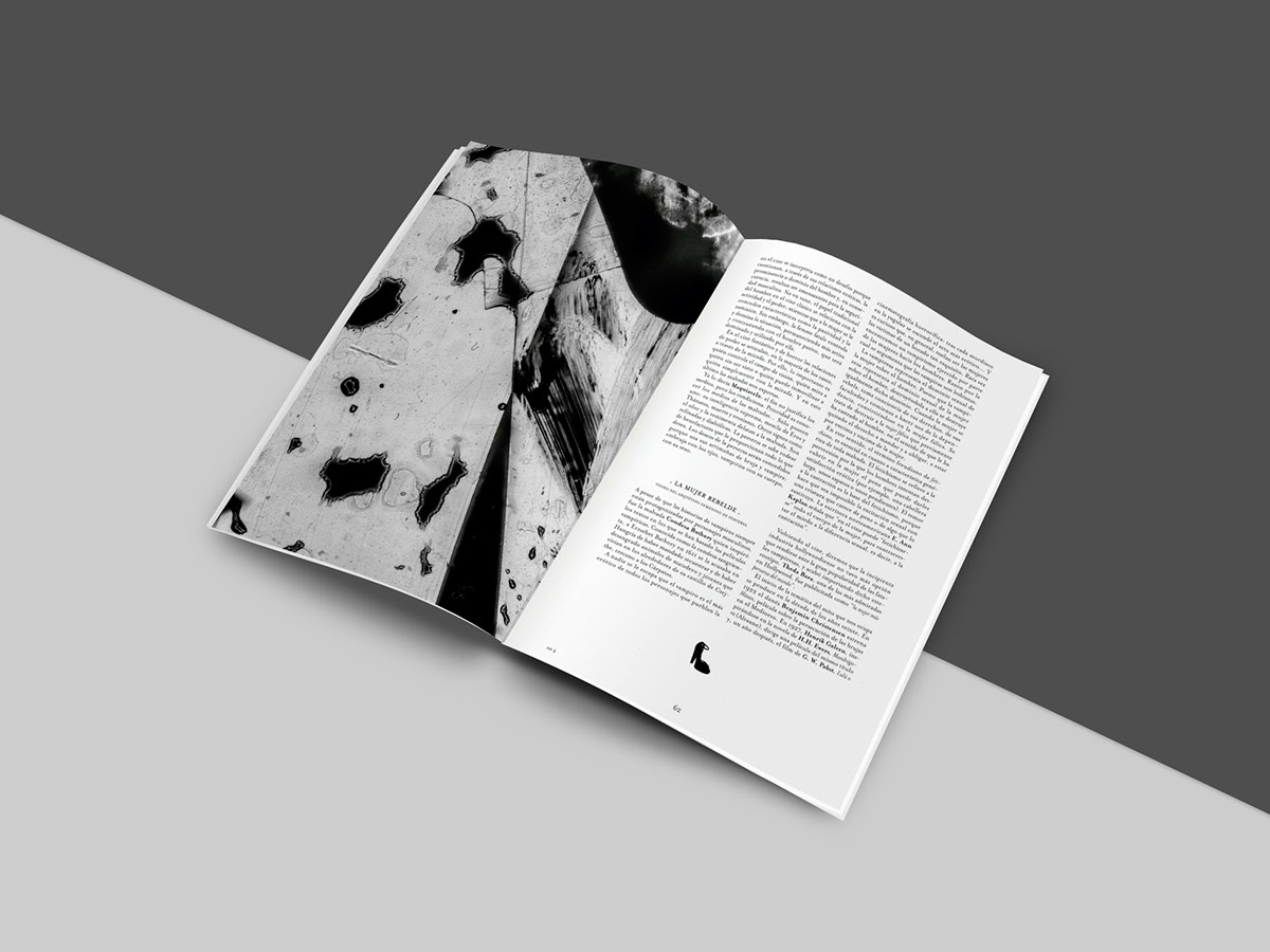 analogic Photogram conceptual magazine editorial
