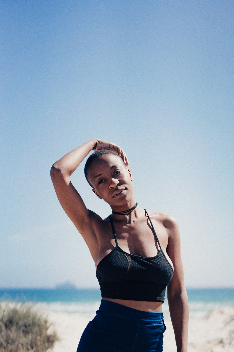 girl model africa beach summer body bikini portrait