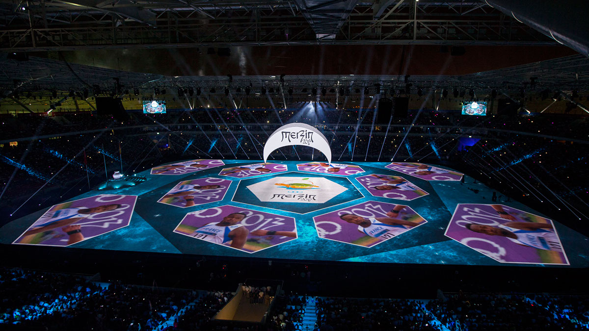 Adobe Portfolio olympic ceremony  olympic video mapping Mapping jo Mersin Turkey