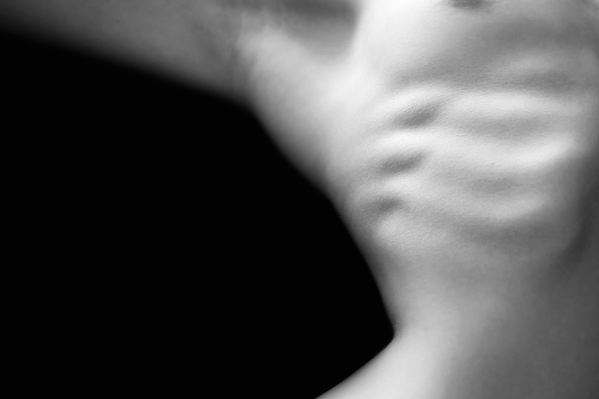 monochrome artistic nude bodyscapes model