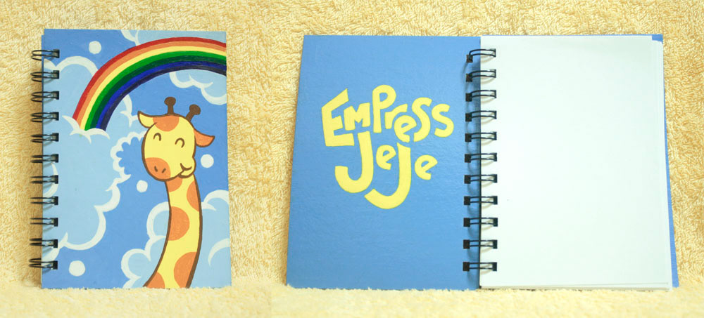 PaperCanvas personalized hand-painted notebooks customized scrapbooks cute journals sketchbooks sketchpads