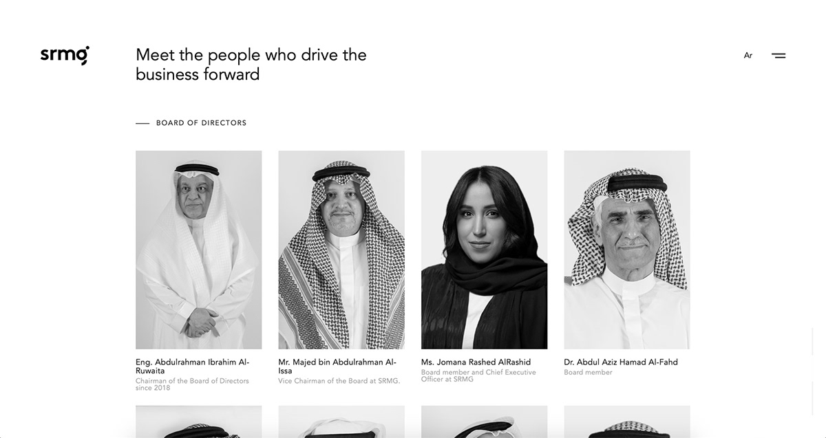 arabic content journalism   portfolio Saudi Arabia Technology Web Design  web development  Webflow Website