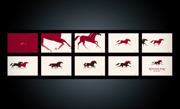 identity animal Logo Design horse horse race hungary national silkscreen print print