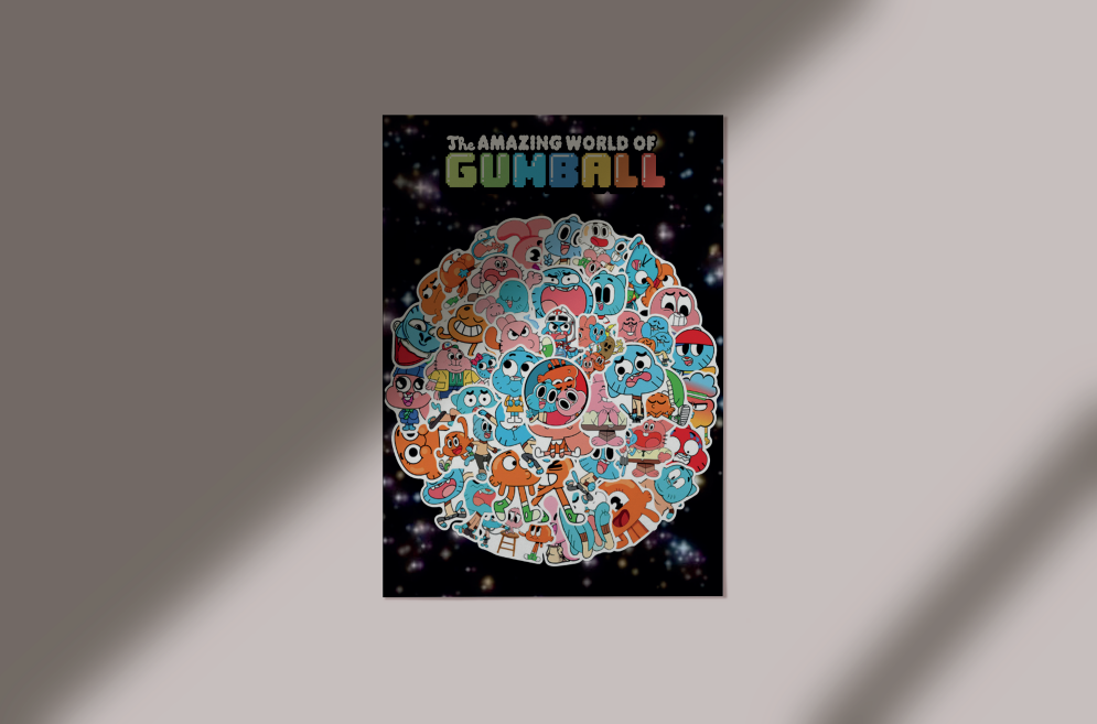 theamazingworldofgumball print coffret box books poster graphic design  DVD