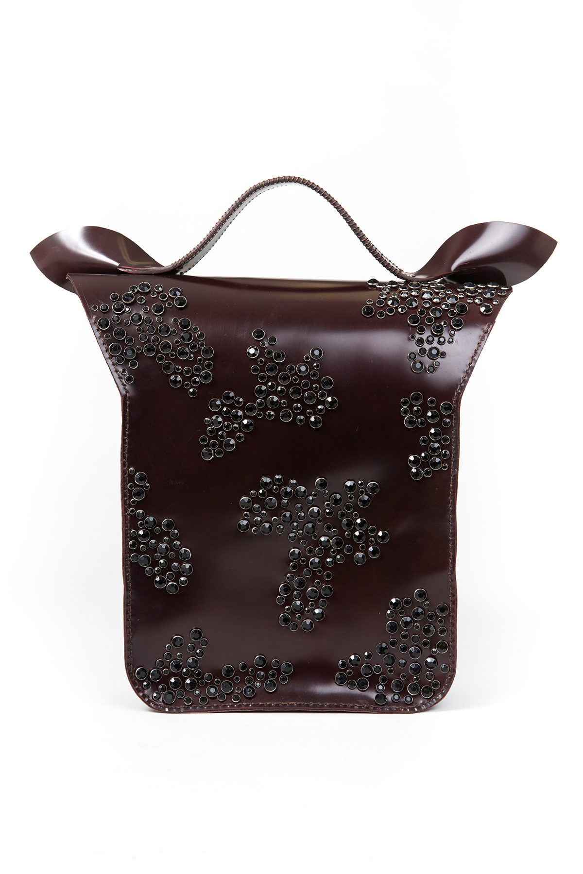 handbag accessory design SCAD leather horse hair satchel