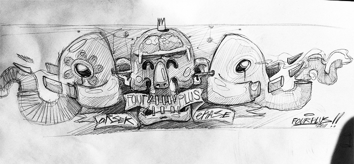 Georgi Dimitrov Erase Jelio Dimitrov arsek four plus crew graffiti illustration wall sofia bulgaria art elephant