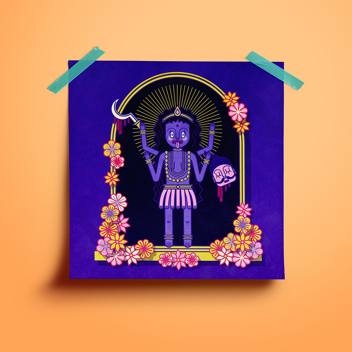 kali India Inde deesse Divinité   religion altar dieu goddess hindou
