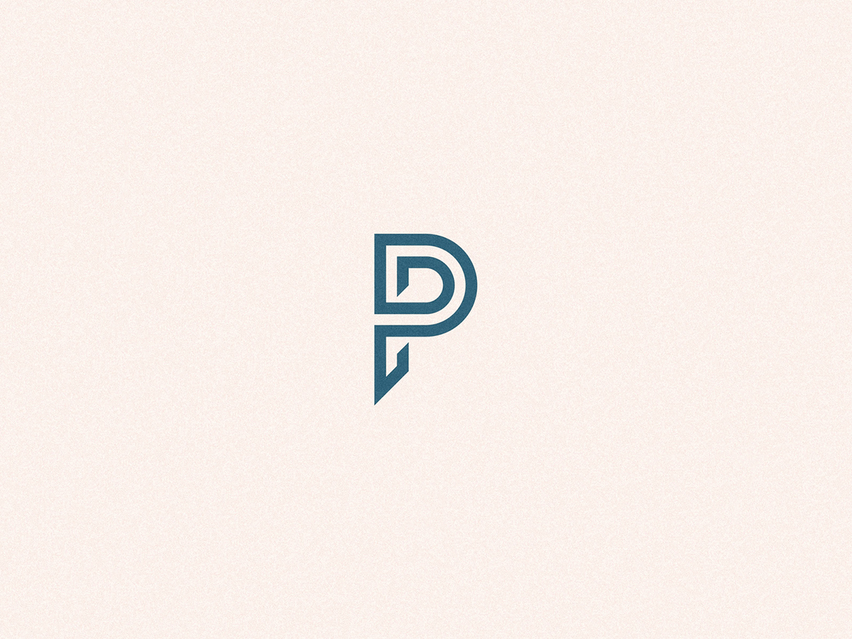 logo mark symbol Letterform monogram minimal negative space modern geometric identity