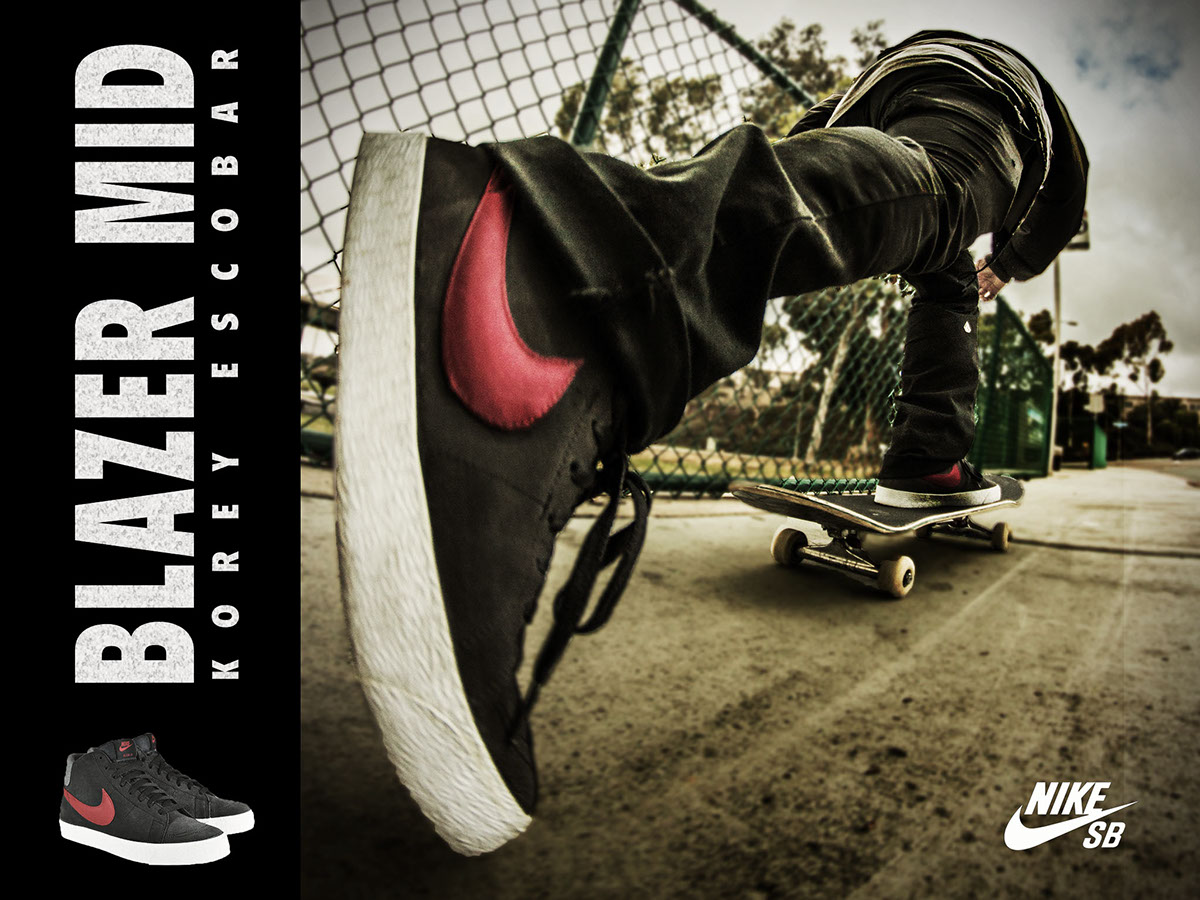 Nike shoes Fashion  skateboarding sports ad advertise advertisement