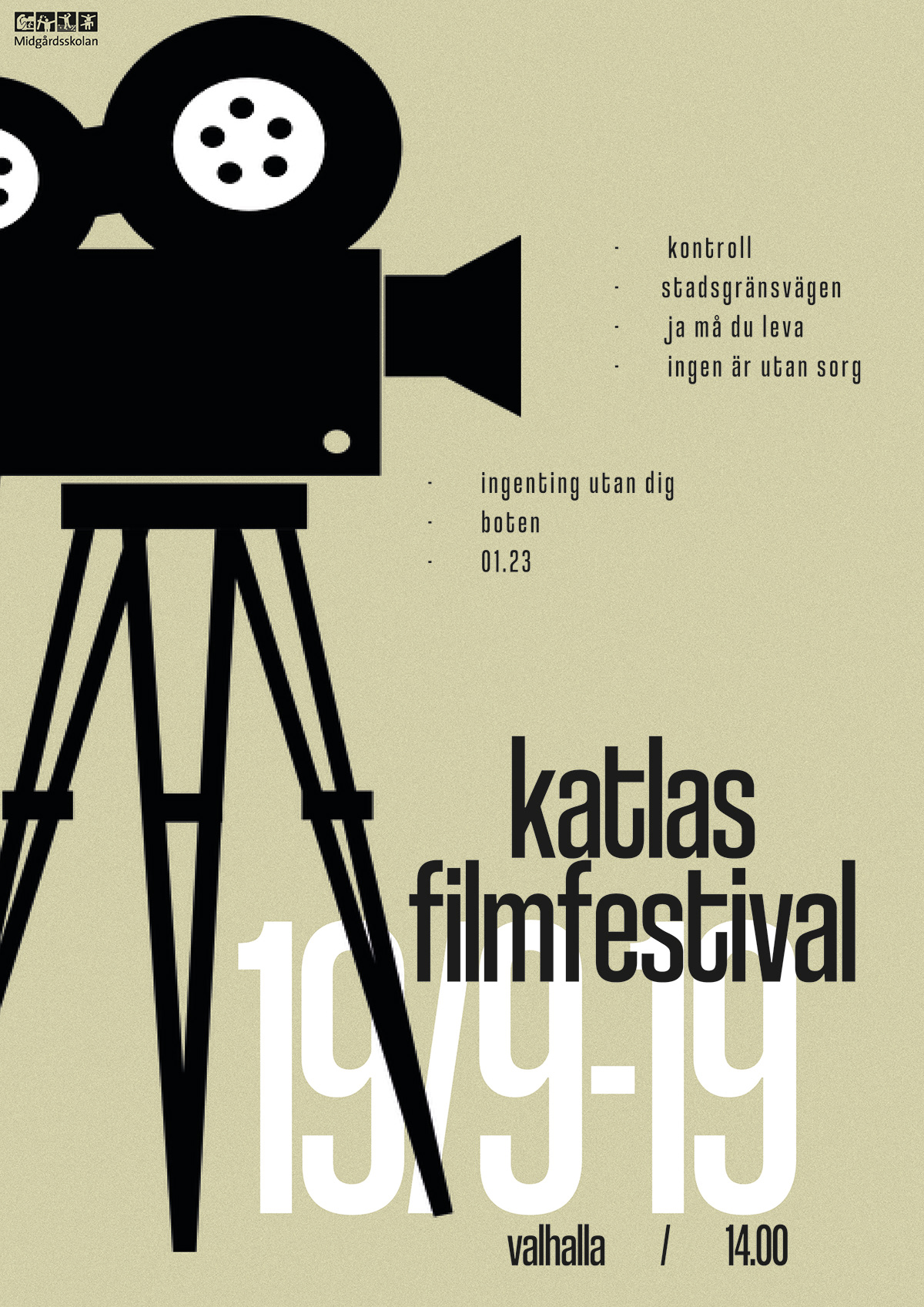 Affisch design Film   filmfestival grafisk design katlas filmfestival midgårdsskolan nordisk mytologi poster