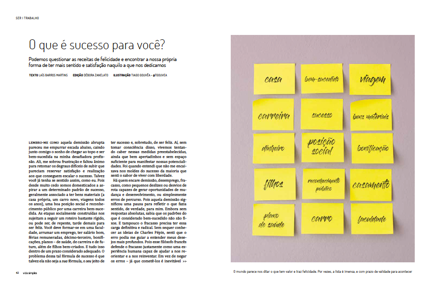 Vida Simples magazine freelance writing magazine articles Minha Mãe Fazia creative writting content development Custom Publishing Publications