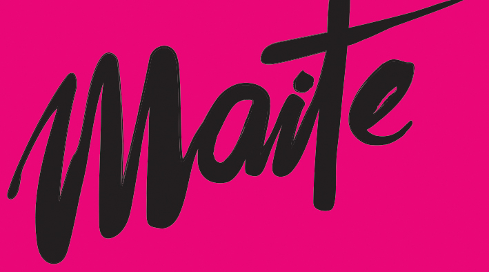 Maïté lettering