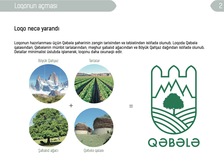 branding  Logo Design Logotype Graphic Designer azerbaijan baku Advertising  city Landscape brandbook