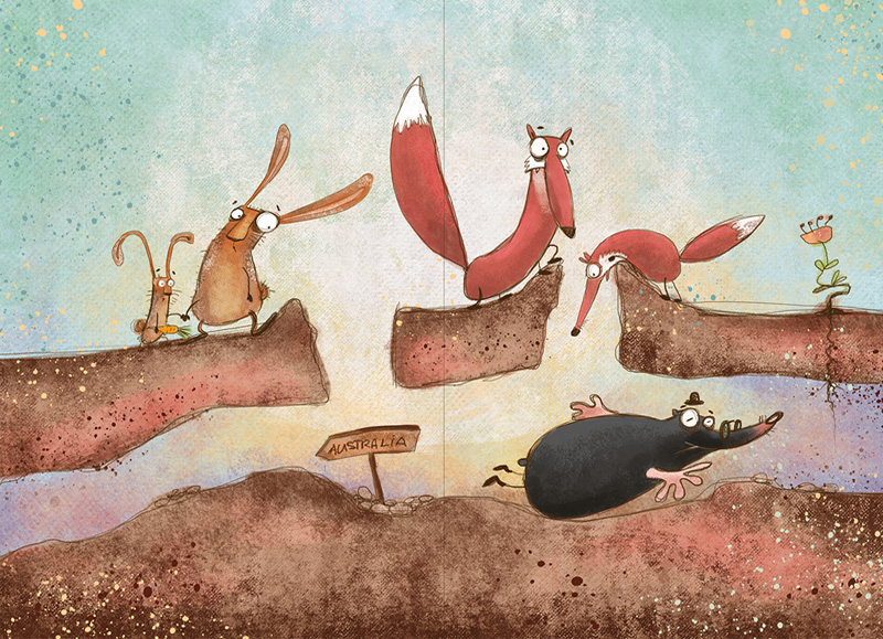 earthworm funny children's book bugs story diva slug crows