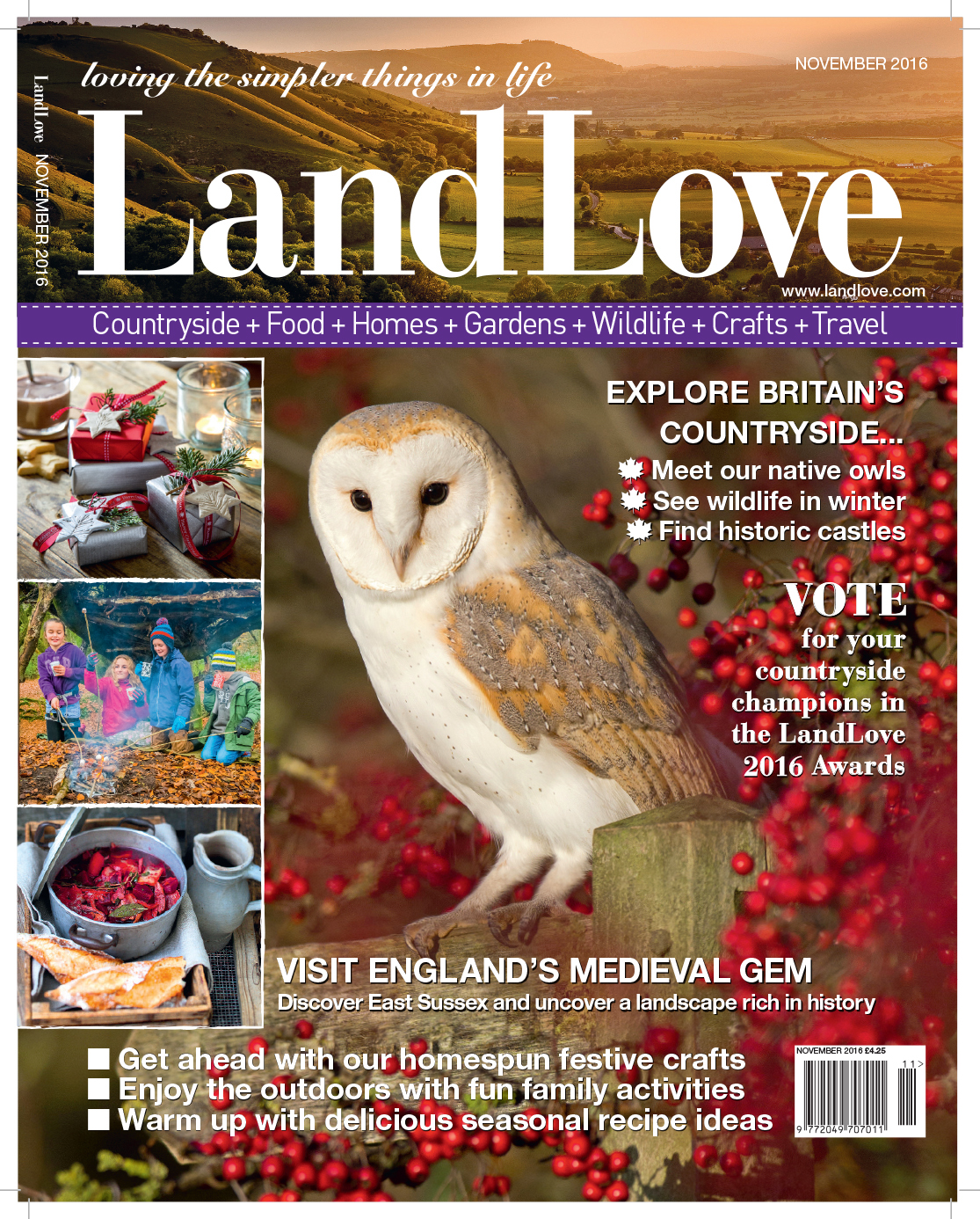 magazine LandLove Nature print cover