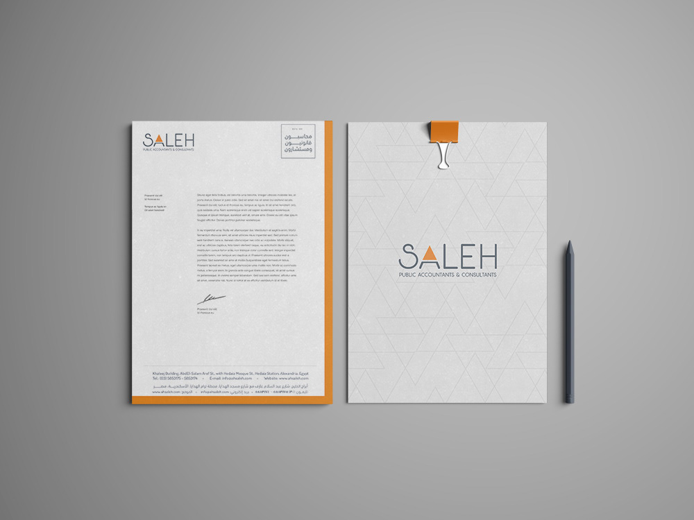 Stationery company design branding  Advertising  accounting letterhead a4 calendar envelope