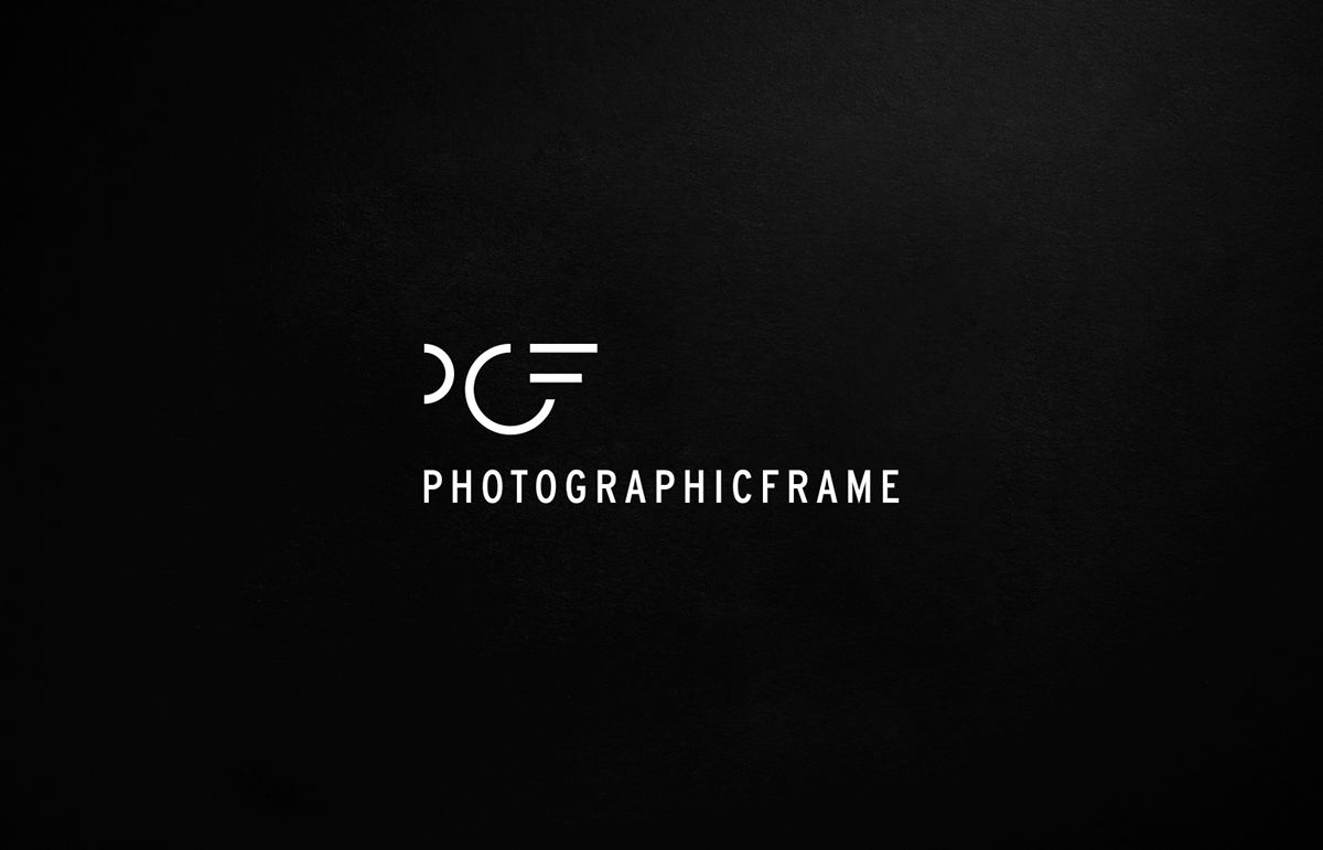 photographer corporateidentity logo black White Photography  photographer branding minimal monogram symbol
