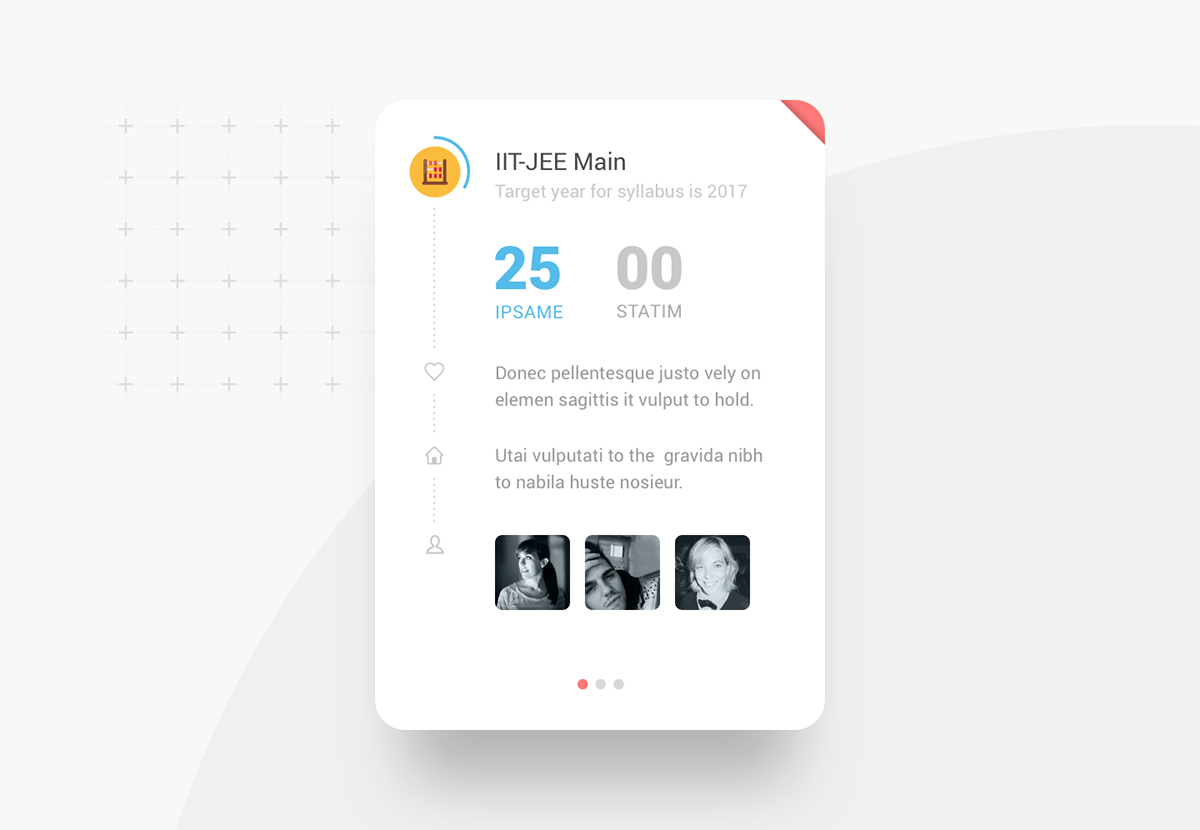 UI ux ui kit freebie mobile card experience design sketch widget profile