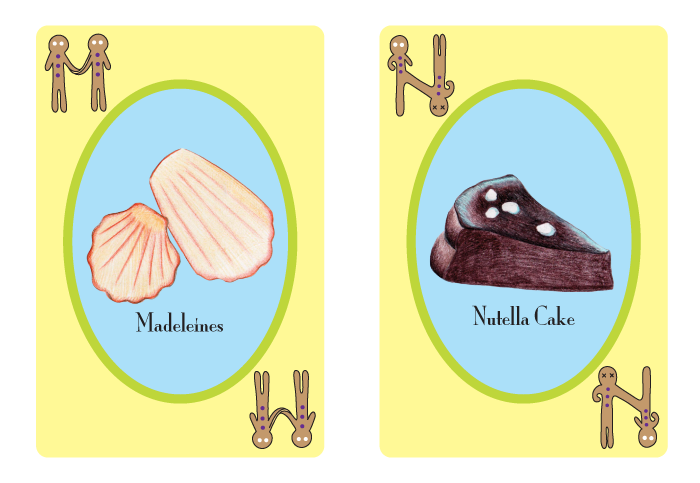 desserts cards Food  children