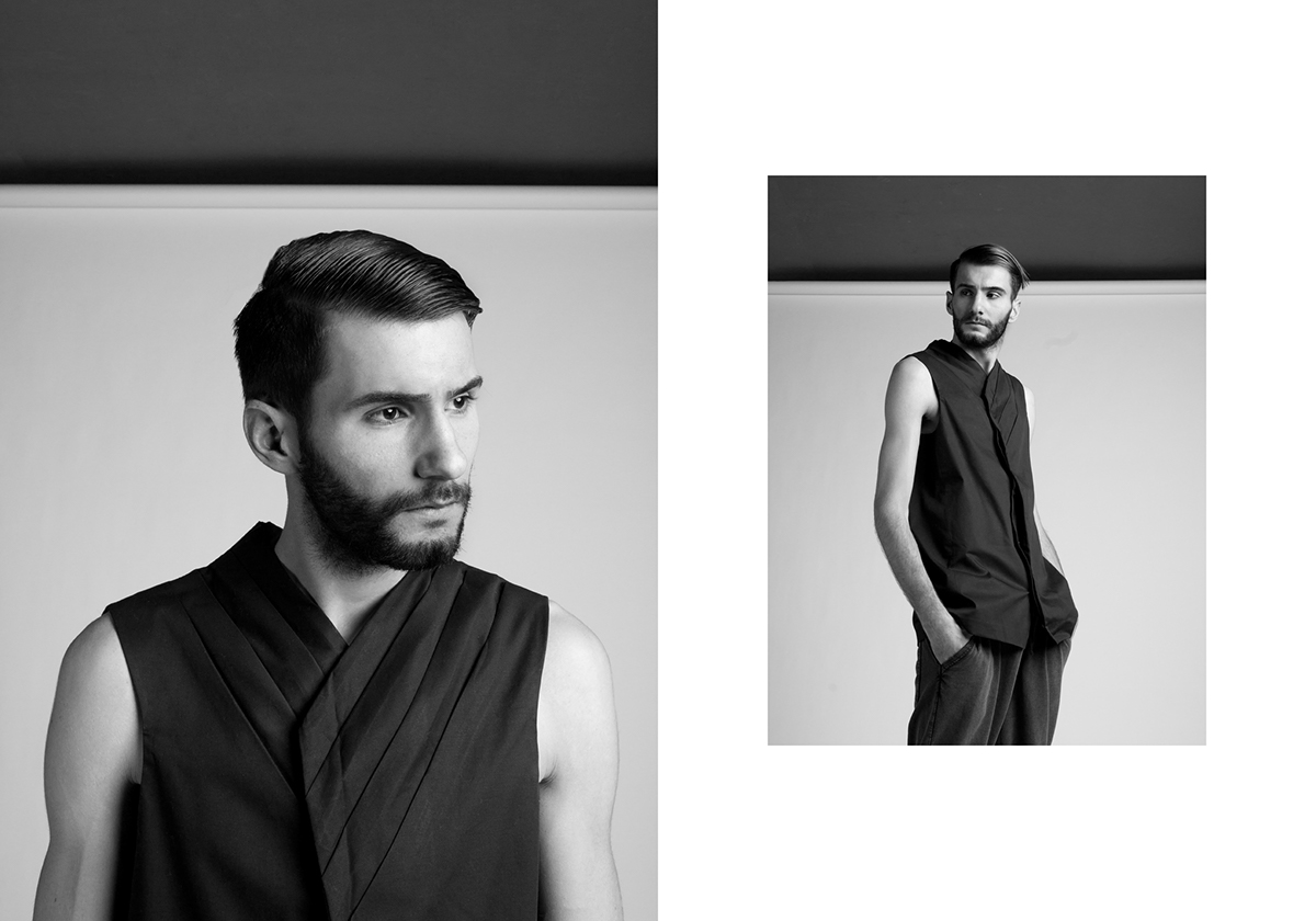 Menswear men's fashion design editorial photoshoot male model model clothes
