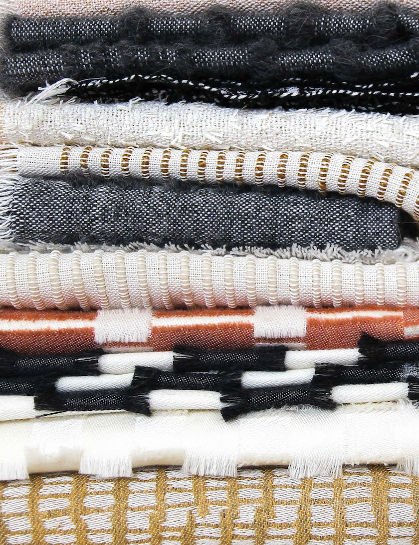textile design  weaving fabric hand woven home interiors