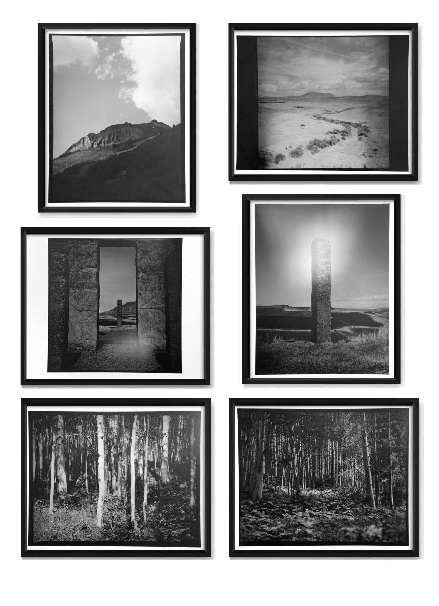 black and white darkroom prints film photography Landscape mamiya rb67 medium format