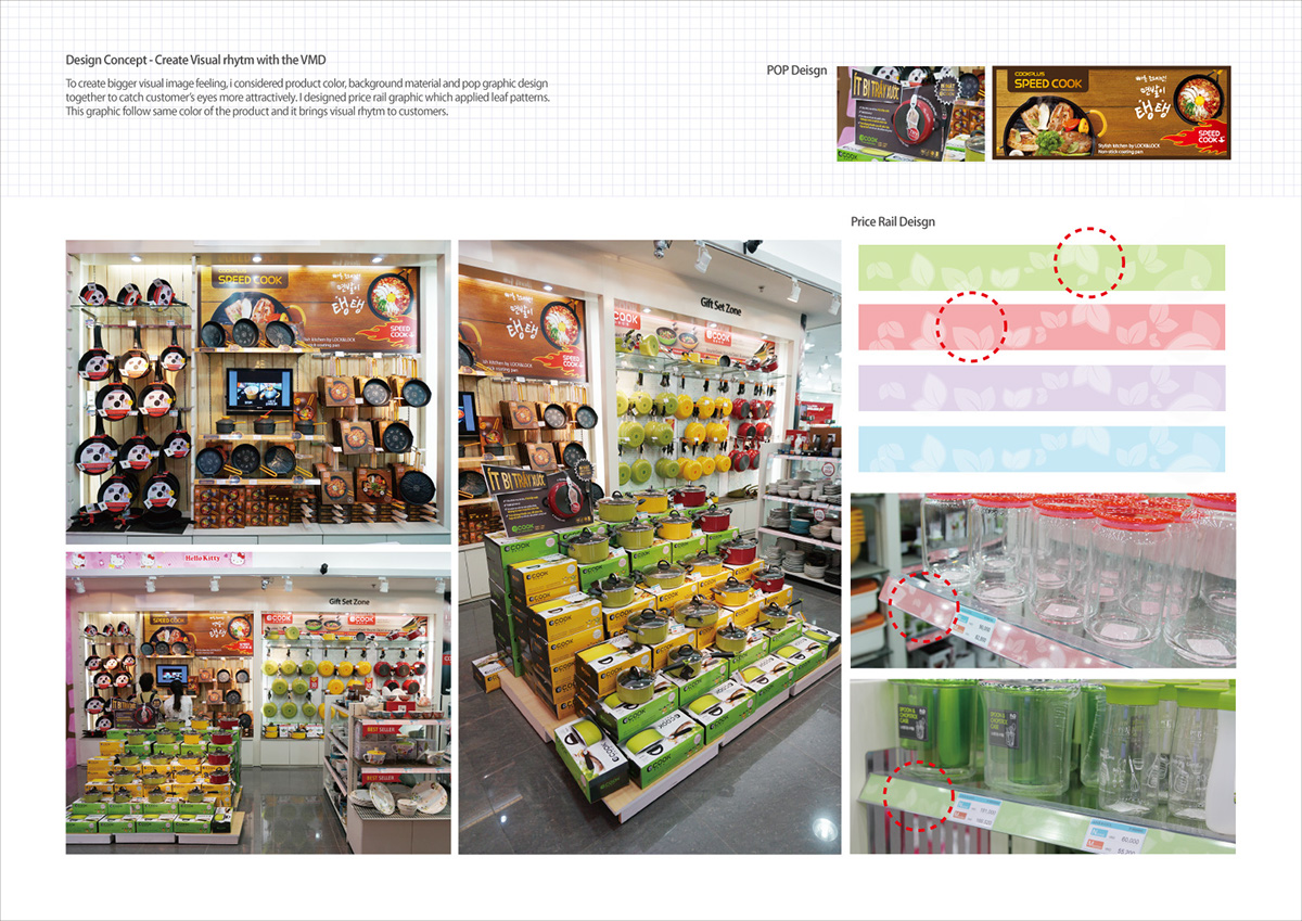 Interior graphic Concept planning  VMD visual display Shop design