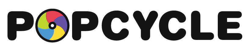 fitness popcycle logo Illustrator