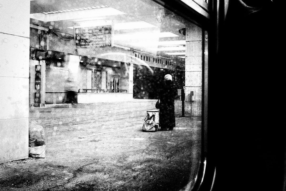 Urban photo Street Metamorphosis black and white