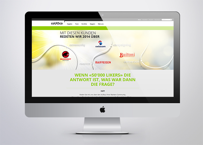 rebranding coundco green Form logo Website brochure businesscards stationary