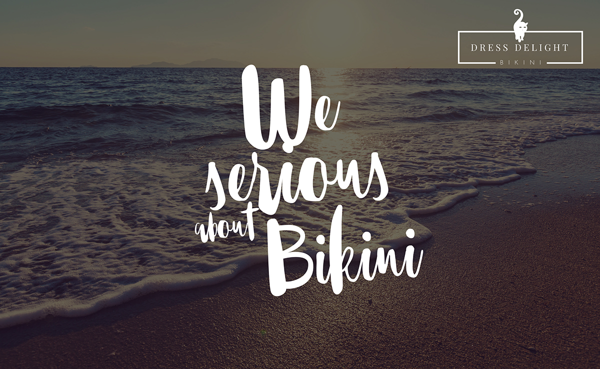 Bikin brand corporate business logo mark symbol woman swimwear