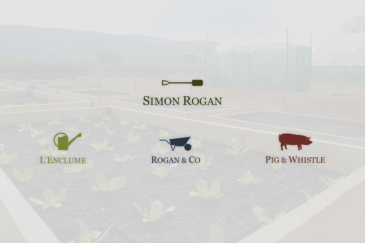 simon Rogan Web design logo identity chef restaurant pub online BBC gastro gourmet michelin cartmel