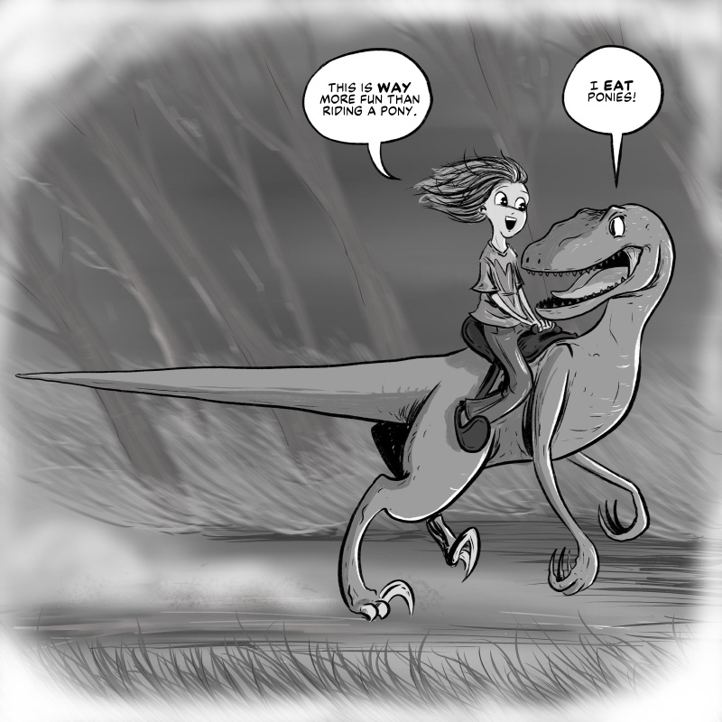 aliens cartoon comics creepy dinosaurs spaceships