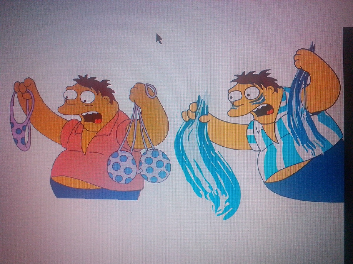Los Simpsons mundial FIFA brazil world cup BARNEY GOMEZ hincha Brasil 2014 vinilo ploteo