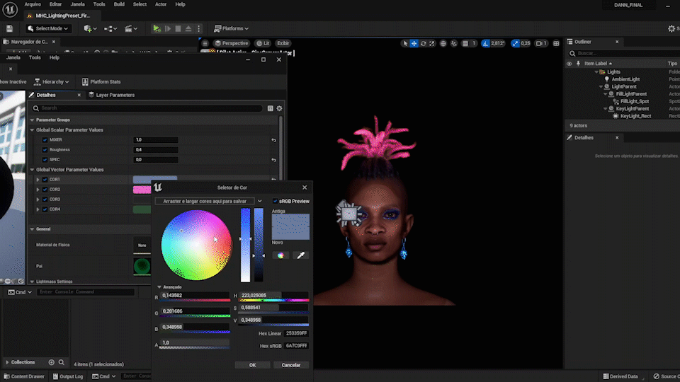 Character Render rendering 3D UE5 UE Zbrush blender animation  UnrealEngine