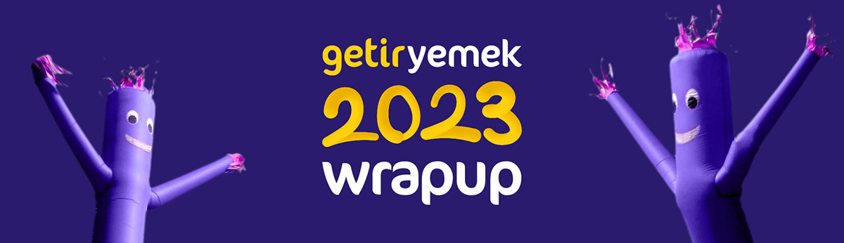 wrapped summary getir ads Advertising  Social media post Graphic Designer banner end of year getiryemek