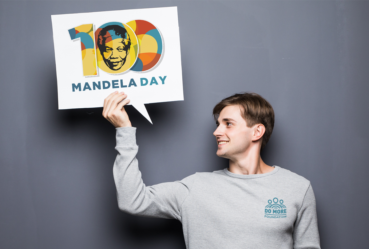 Mandela Mandela Day graphic design  ILLUSTRATION  branding  art t-shirt infographic Poster Design