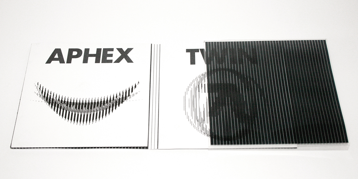 art cd aphex twin graphics texture effect packaging design logo Label Retro concept box Style package