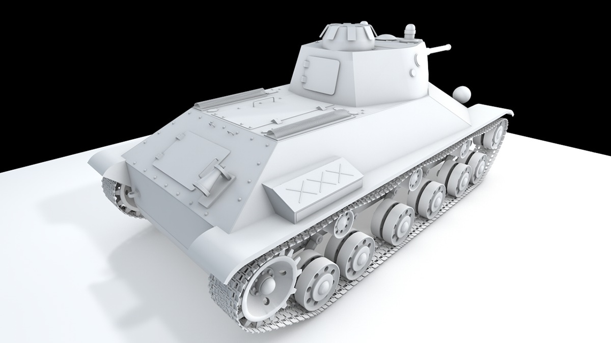 3D modeling SCFI Tank building Military corridor War architecture 3ds max