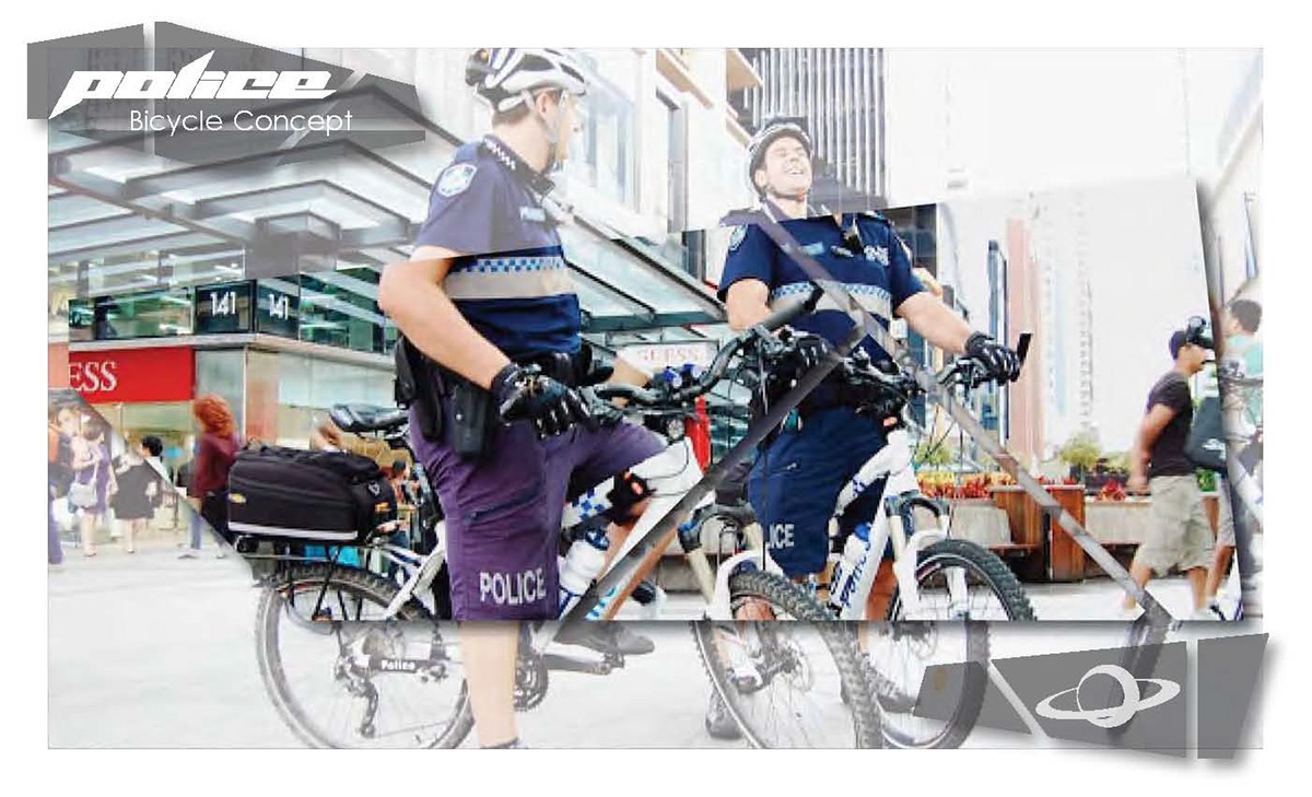 electric bicycle police Concept Bicycle Model Making