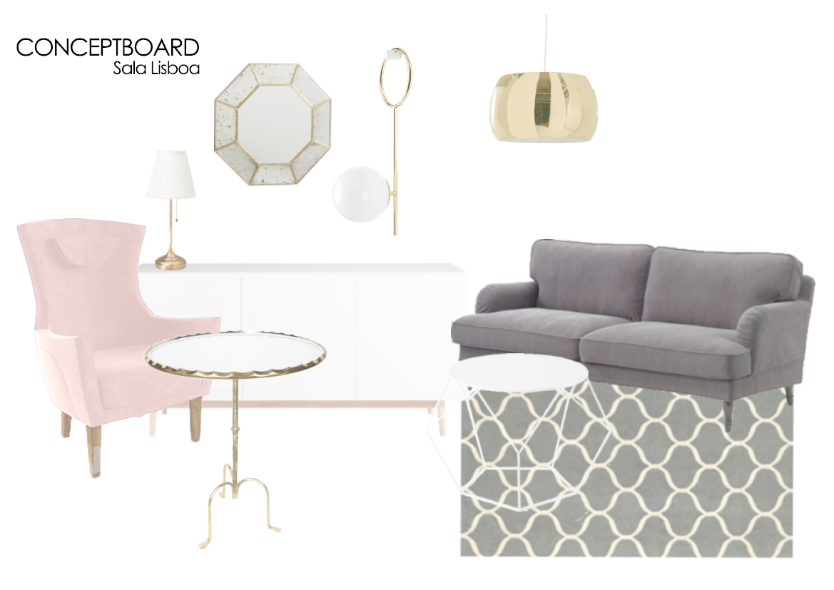 interior design  Lisbon Portugal architecture design product design  pink gold ILLUSTRATION  furniture