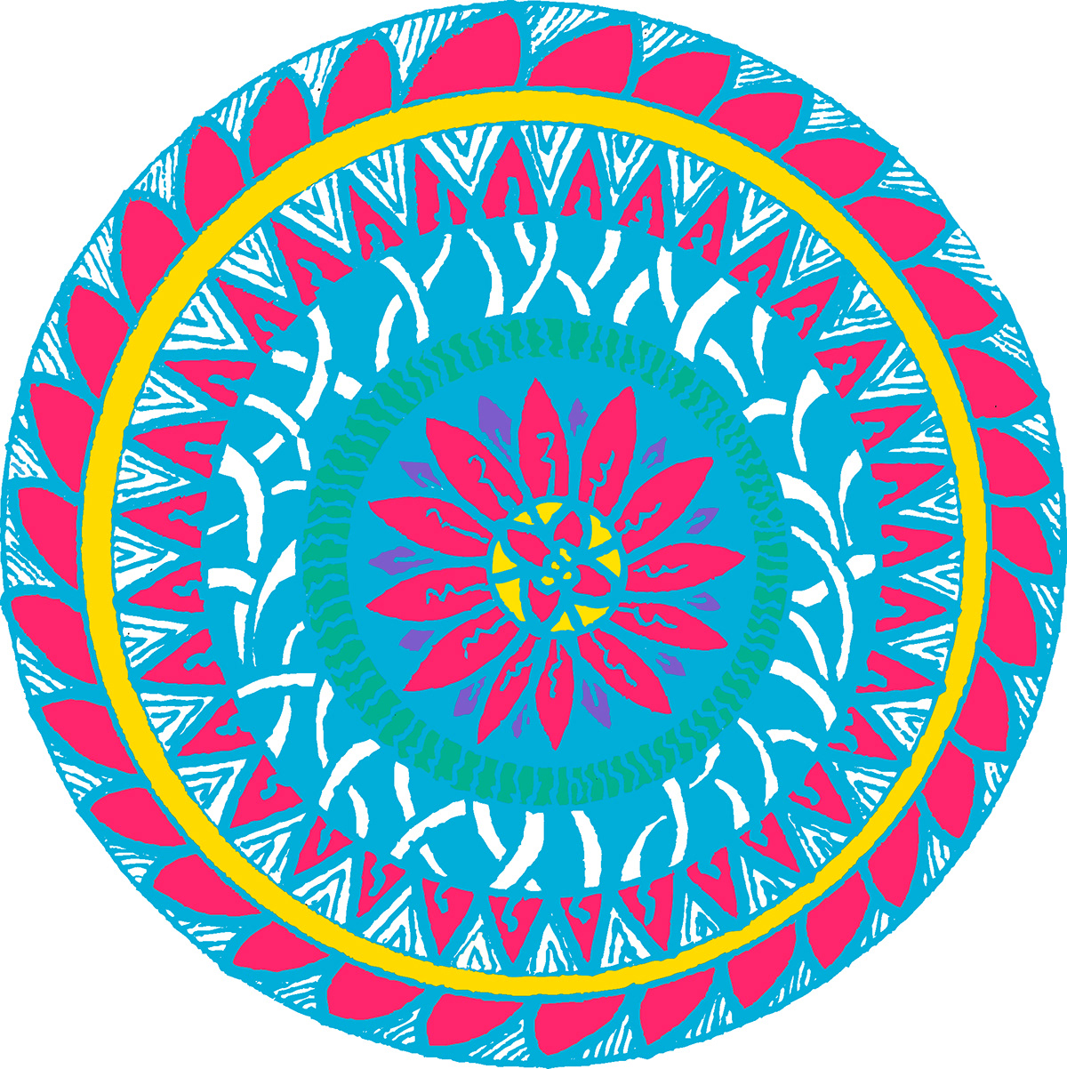Mandala illustrations circles colors art digital photoshop Flowers drawings blackandwhite design iphone