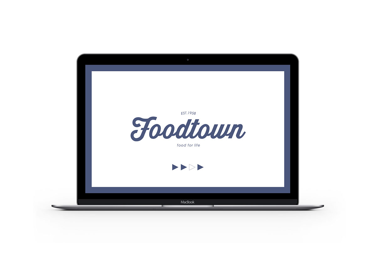 Foodtown publication book brand guidelines brand manual minimal clean Logo Design rebranding logo specifications Supermarket brand letterhead business card websites