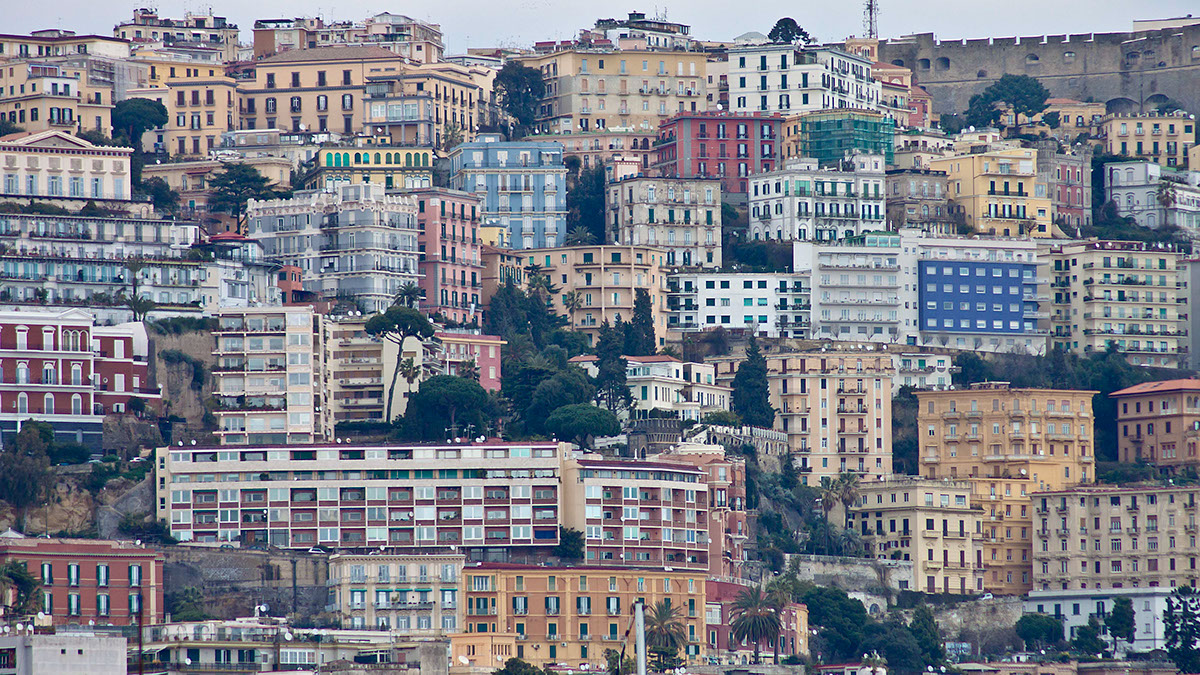 Naples Urban tradition Italy Love city colors buildings Landscape NAPOLI sea lungomare