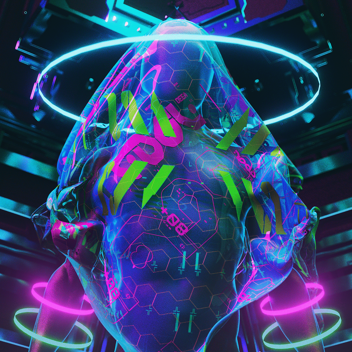 abstract cinema4d daily experiment redshift