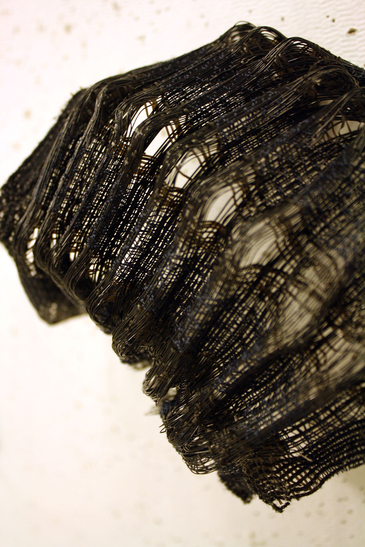 Textiles textiledesign Woven jacquard weaving black 1colour 3D 3Dimensional texture dimension pattern Monofilament