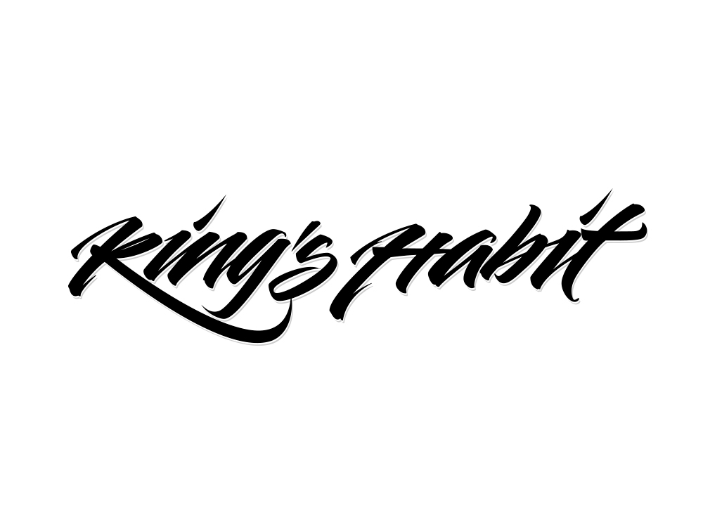 lettering logo mrkams Customletters brushlettering Logotype identity
